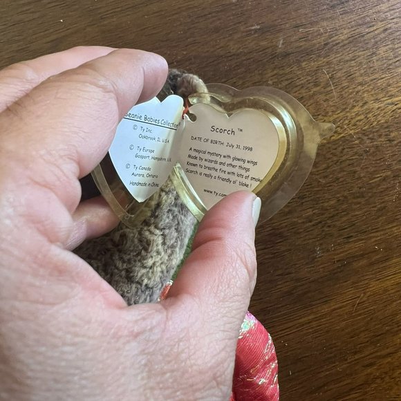 Ty Beanie Baby Scorch the Dragon  -  Style Number #04210 - Picture 8 of 10